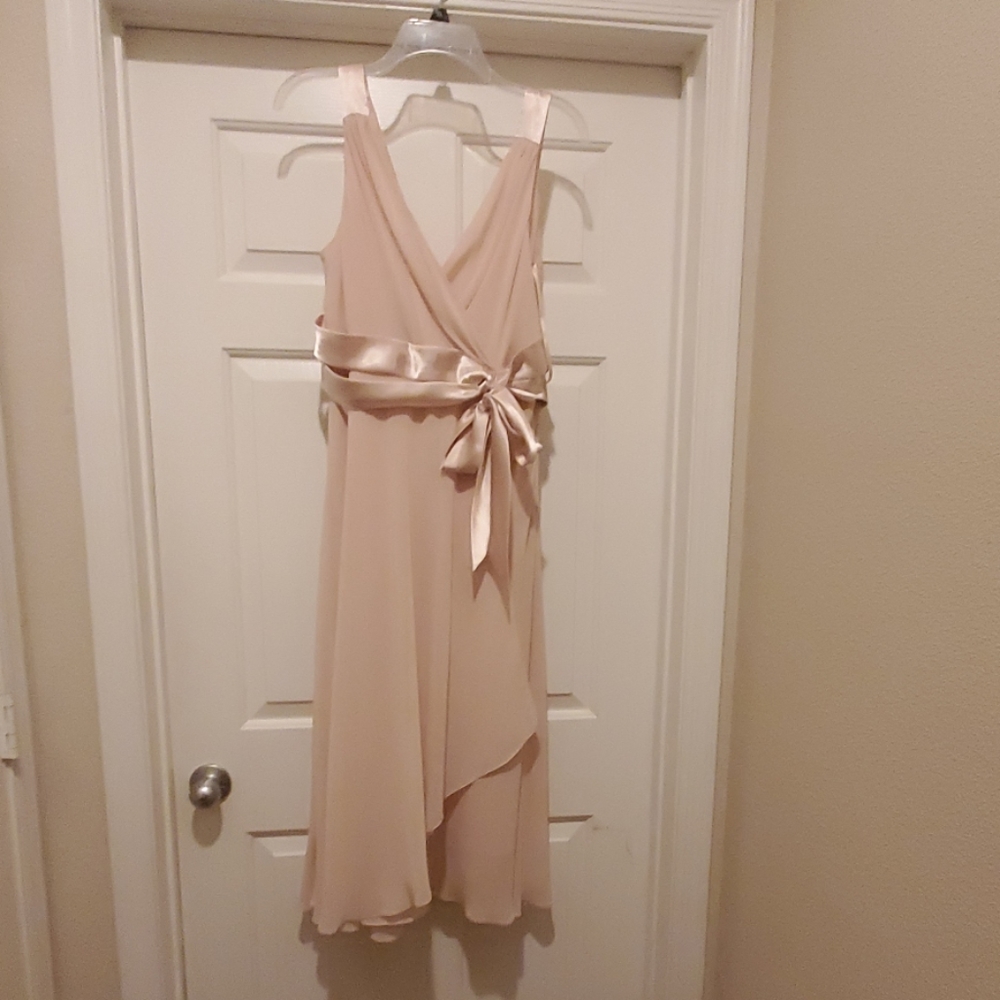 Flowing Champagne Dress
